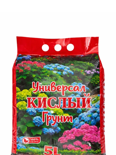 Универсальный кислый грунт 5 л – для гортензии и азалии