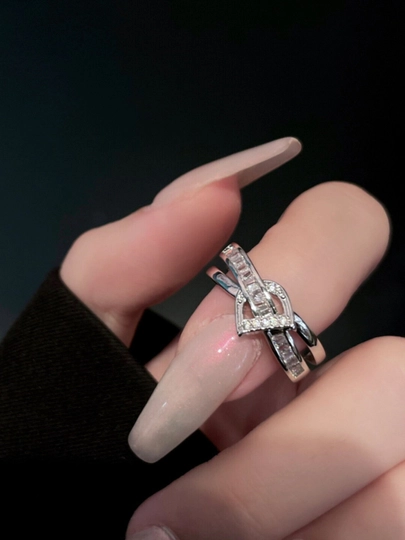 Женское кольцо с бирюзовым камнем — GOLDBUY-UZUKK-БАГРОВ-55