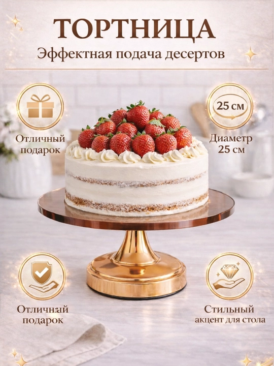 Dekorativ tortnitsa tort va pishiriqlar uchun - 