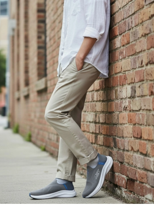 Skechers Hands-Free - erkaklar uchun demimavsum slipon krossovka, yengil va yumshoq, 40-45