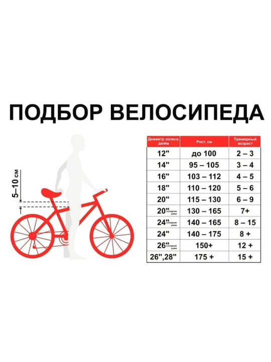 Детский велосипед, размеры 12, 16, 20