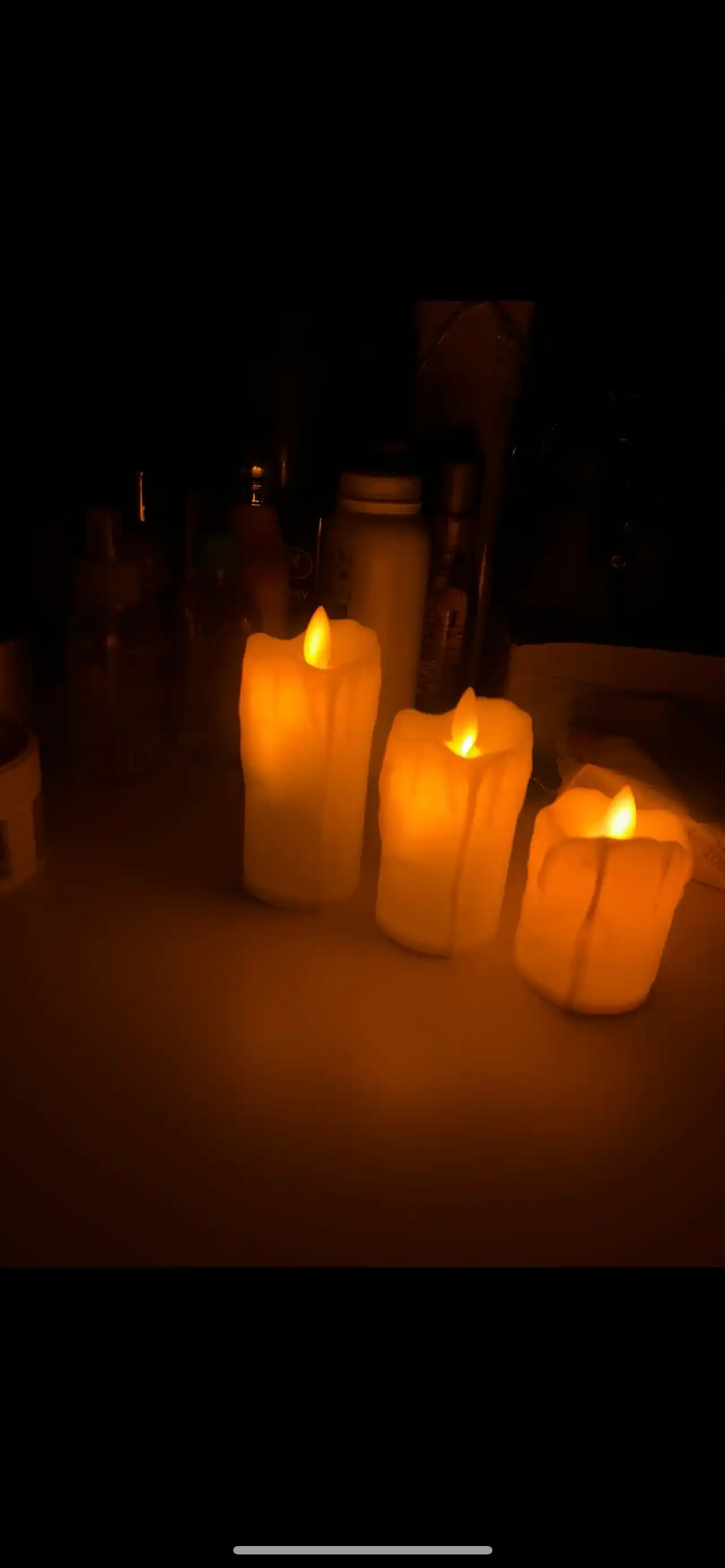 LED shamlar, interyer dizayni, fotosessiyalar, dekorativ, bayramona uchun 3 ta to'plam