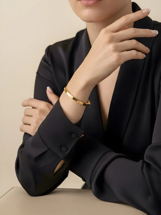 Sovg'a, bilaguzuk,braslet "Stainless Steel", ayollar uchun bijuteriya, cartier uslubida - 