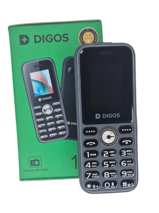 Mobil telefon DIGOS 103, 2 sim Imei o'tgan, Zaryadka bor, 1850 mAs. yangi prosesor