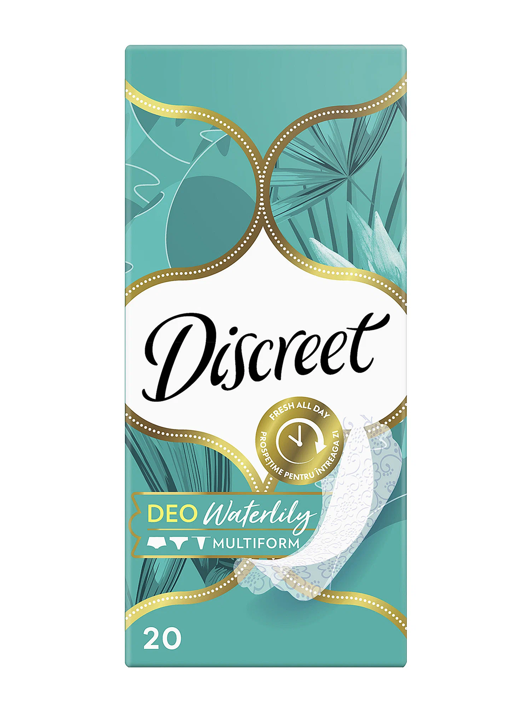 DISCREET Deo Kundalik prokladkalar Waterlily 20 dona