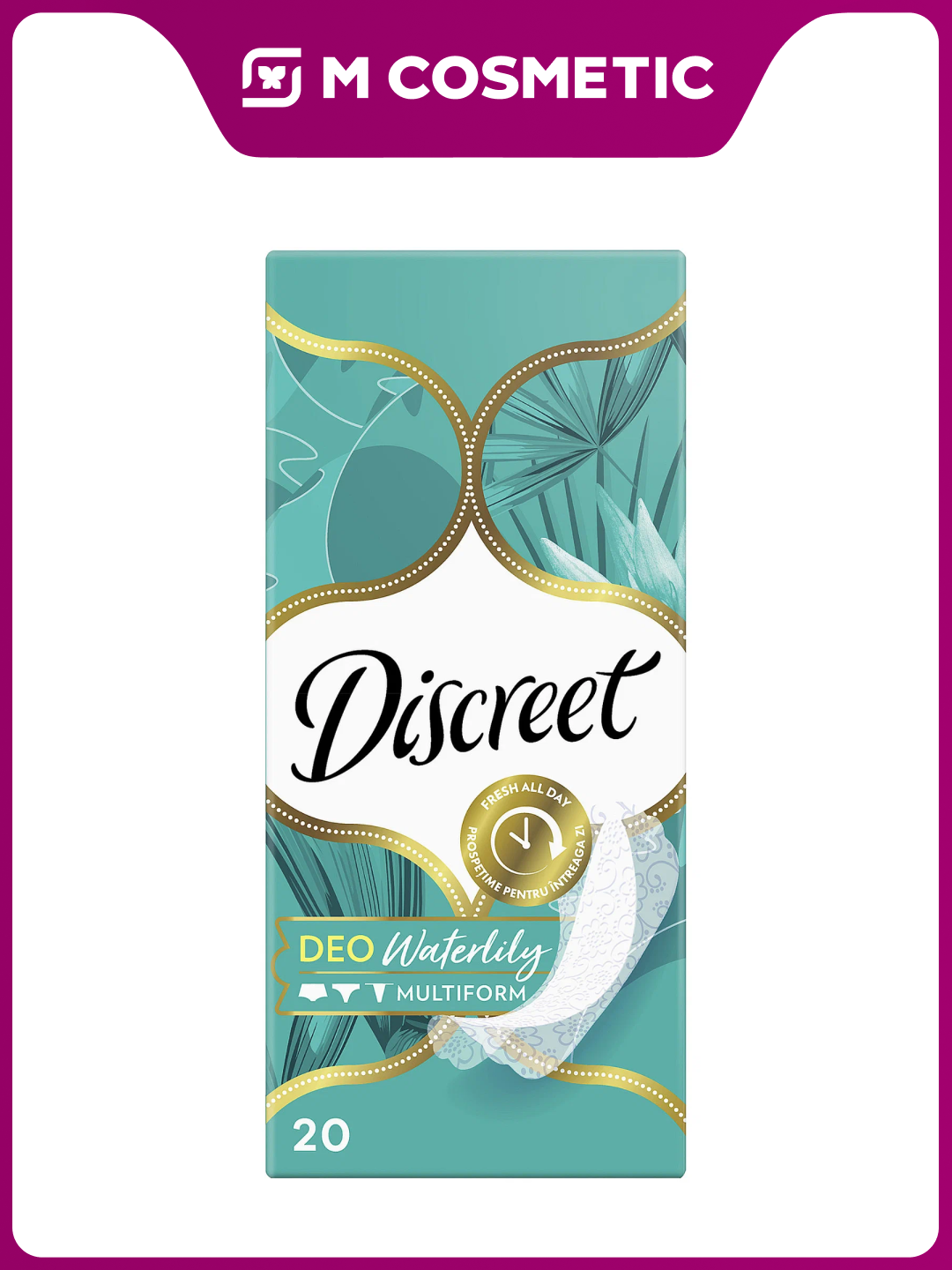 DISCREET Deo Kundalik prokladkalar Waterlily 20 dona - 