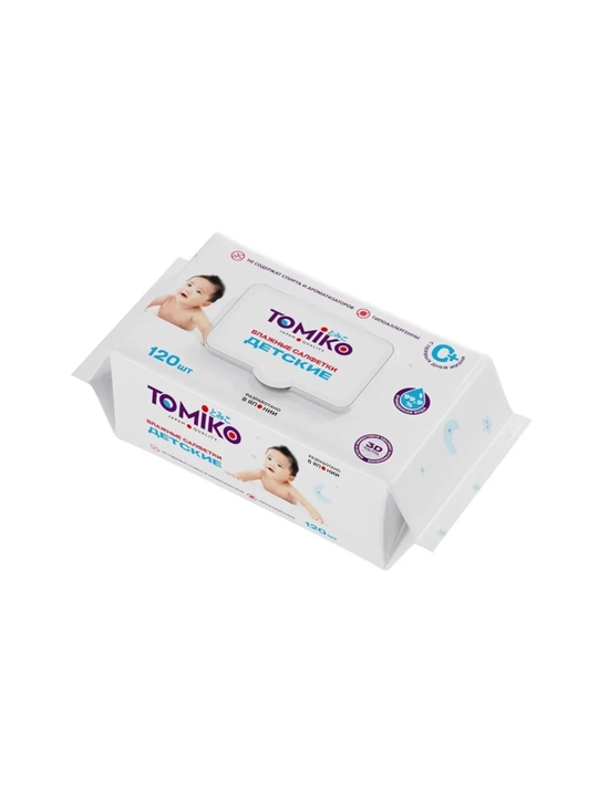 Tomiko bolalar uchun nam salfetkalar