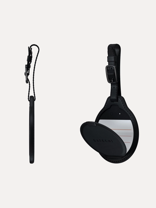 Трекер Satechi FindAll™ Luggage Tag, кожаный, аналог AirTag, для Iphone, брелок для багажа