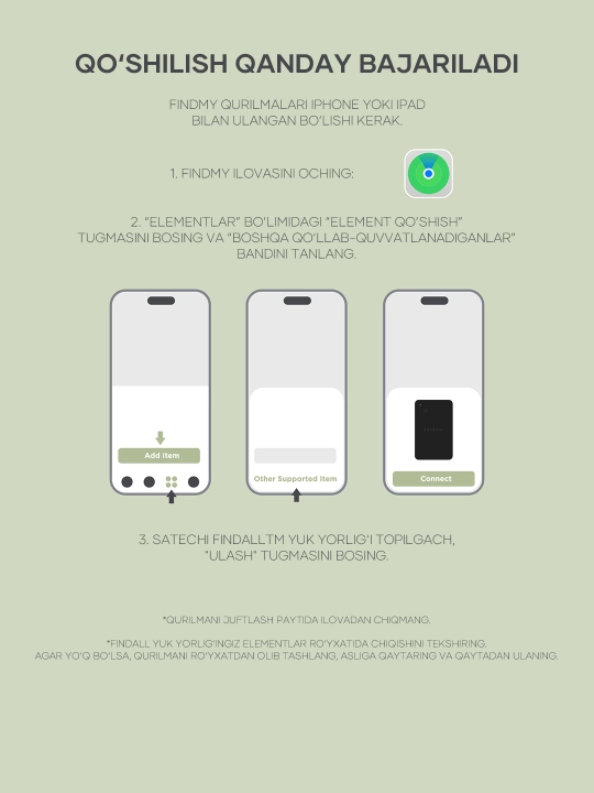 Трекер Satechi FindAll™ Keychain, кожаный, аналог AirTag, для Iphone, брелок для ключей