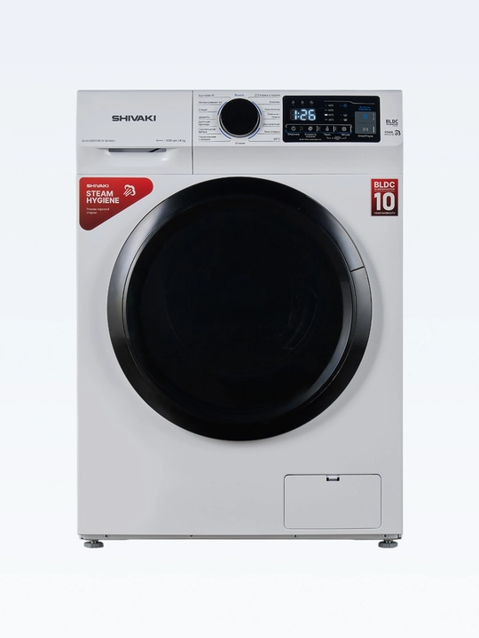 Стиральная машина Shivaki SHIV-WM1108 W, 8 кг, 1400 об/мин, A+++, BLDC - 