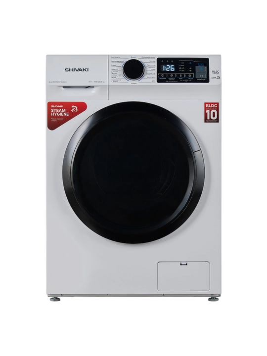 Стиральная машина Shivaki SHIV-WM1106 W, 6 кг, 1000 об/мин, A+++, BLDC - 