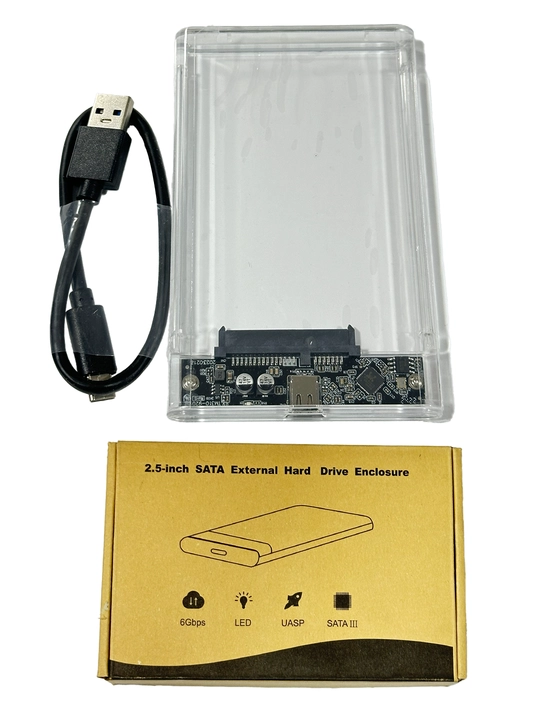 Внешний корпус для жесткого диска USB 3.0, для переноски, 2,5-дюймовых жестких дисков - 