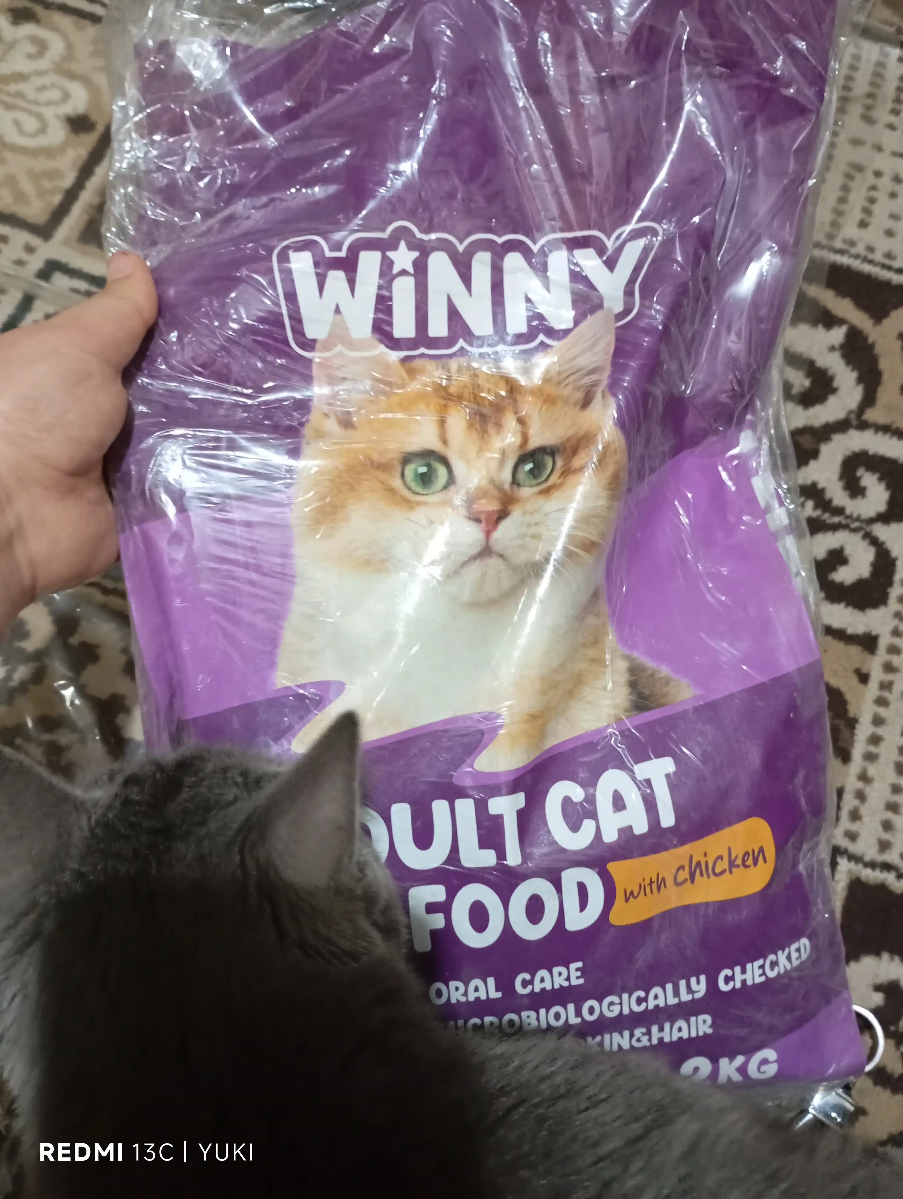 Winny сухой корм для кошек с курицей, 2кг , 10кг