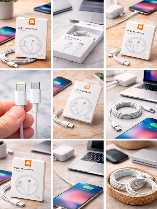 Кабель IPhone USB - Type-C to Lightning 20W USB – для быстрой зарядки моделей iPhone