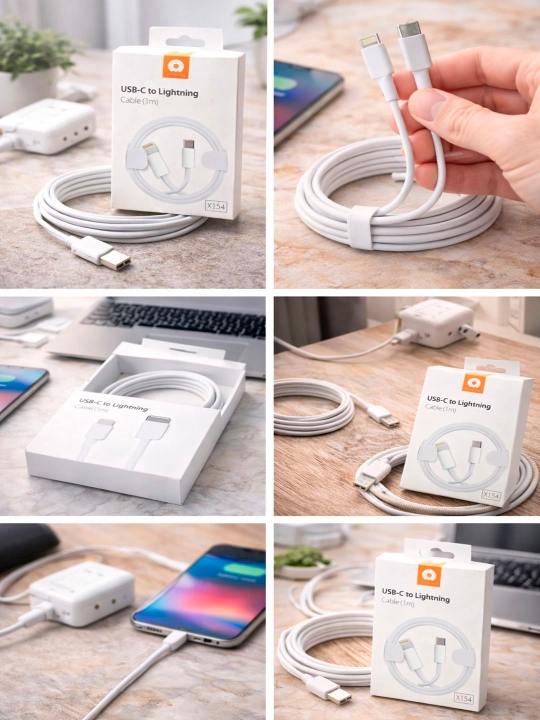 Кабель IPhone USB - Type-C to Lightning 20W USB – для быстрой зарядки моделей iPhone