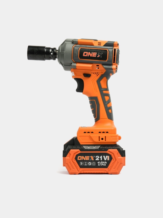 ONEX XCW500 21V 4Ah, 500 N·m, cho‘tkasiz akkumulyatorli zarbli gayka buragich