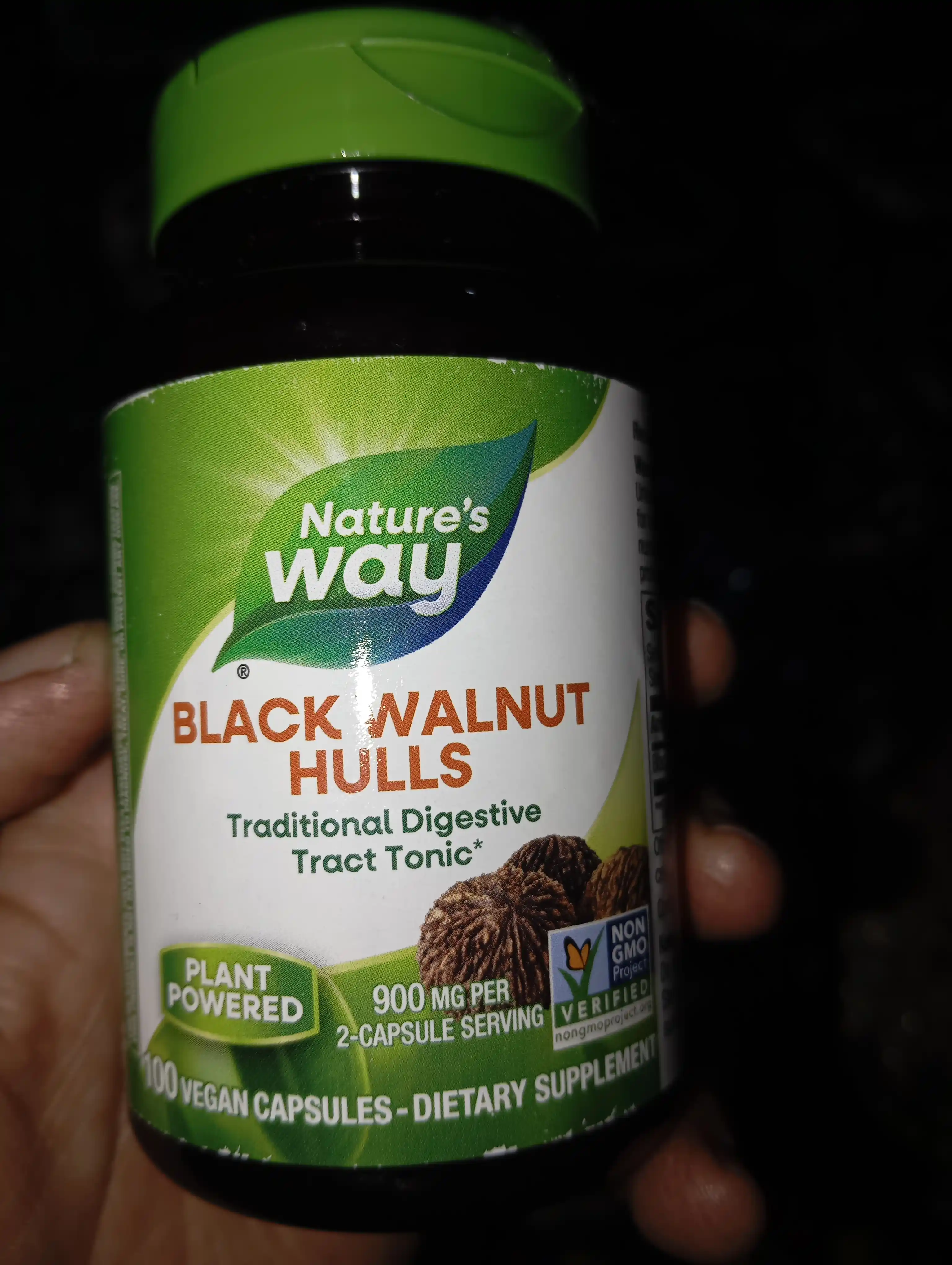 Nature's Way Black Walnut Hulls скорлупа черного ореха