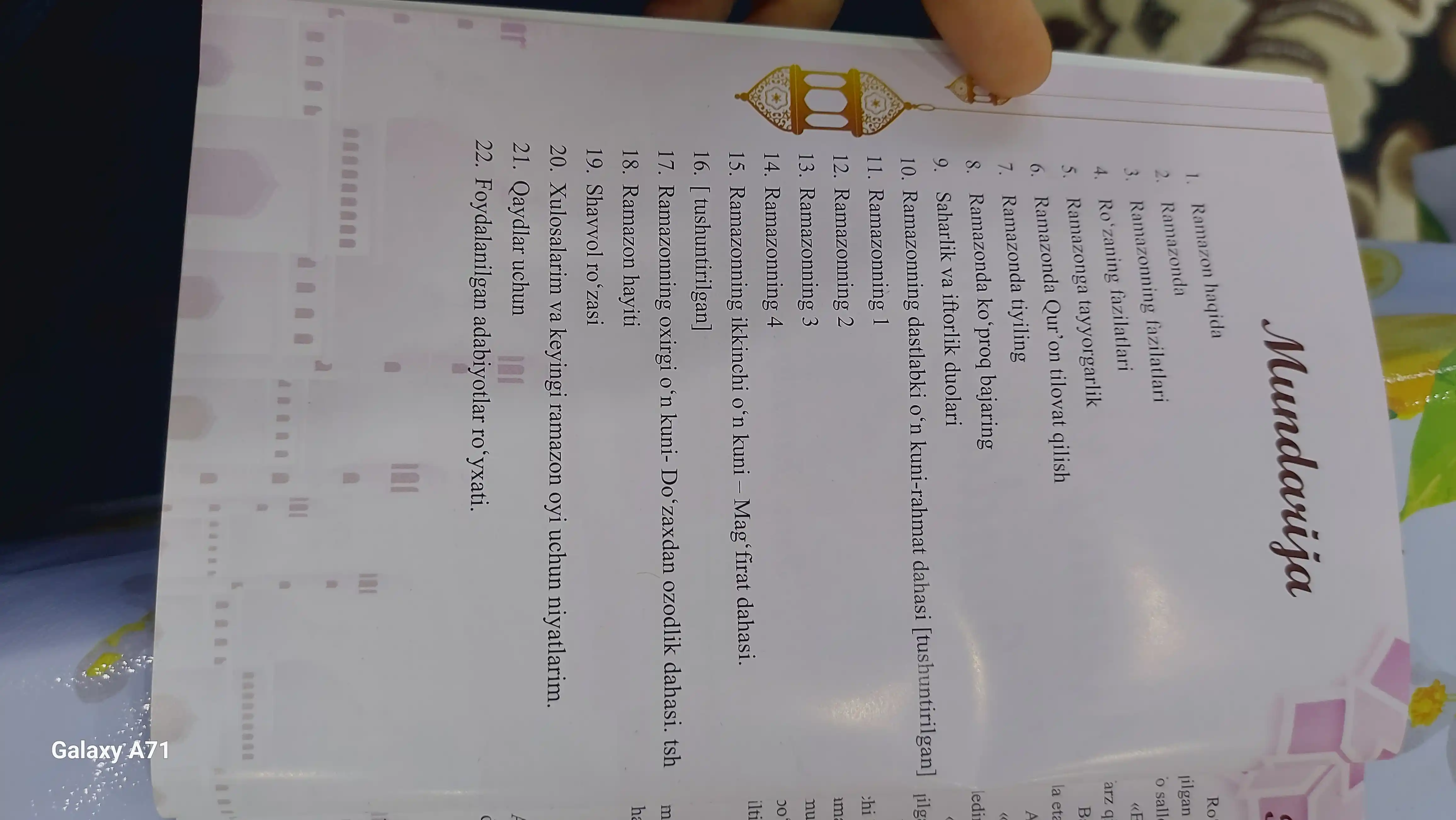 Мой дневник Рамадана