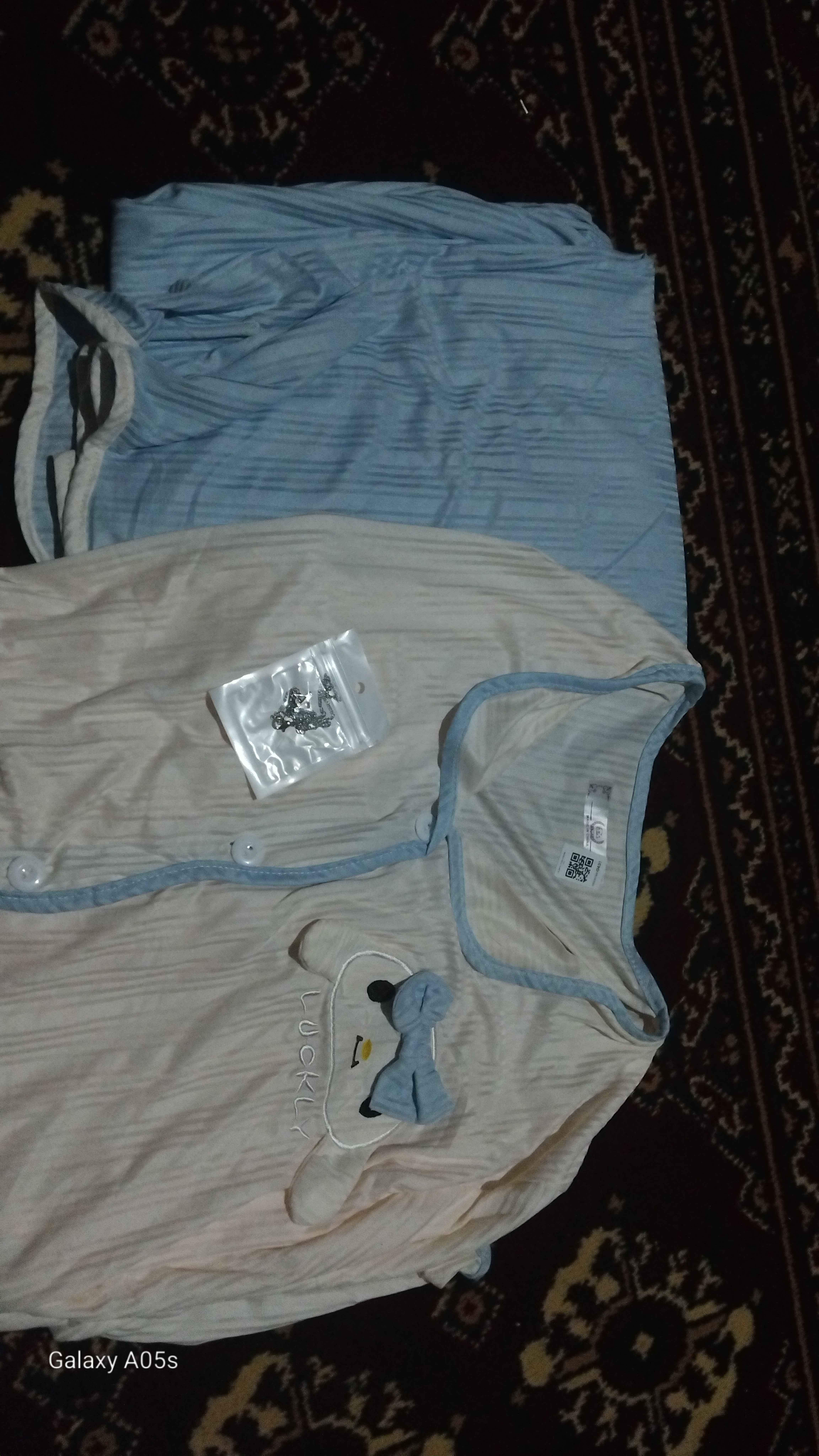 Ayollar uy kiyimi, pijama, 80% paxtadan tayyorlangan kiyimlar to‘plami 2 tasi 1 da