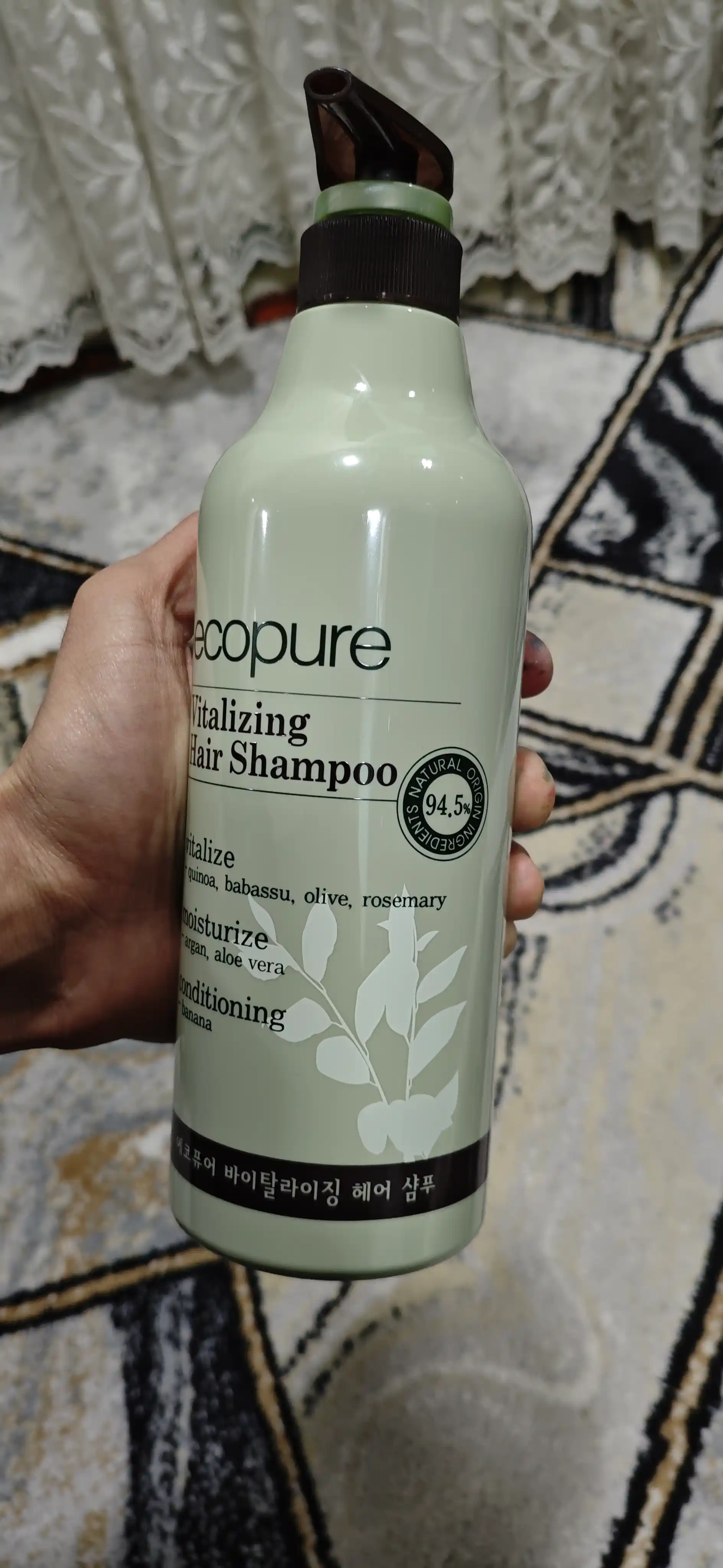 Barcha turdagi sochlar uchun Ecopure tiklovchi shampun, 700 ml