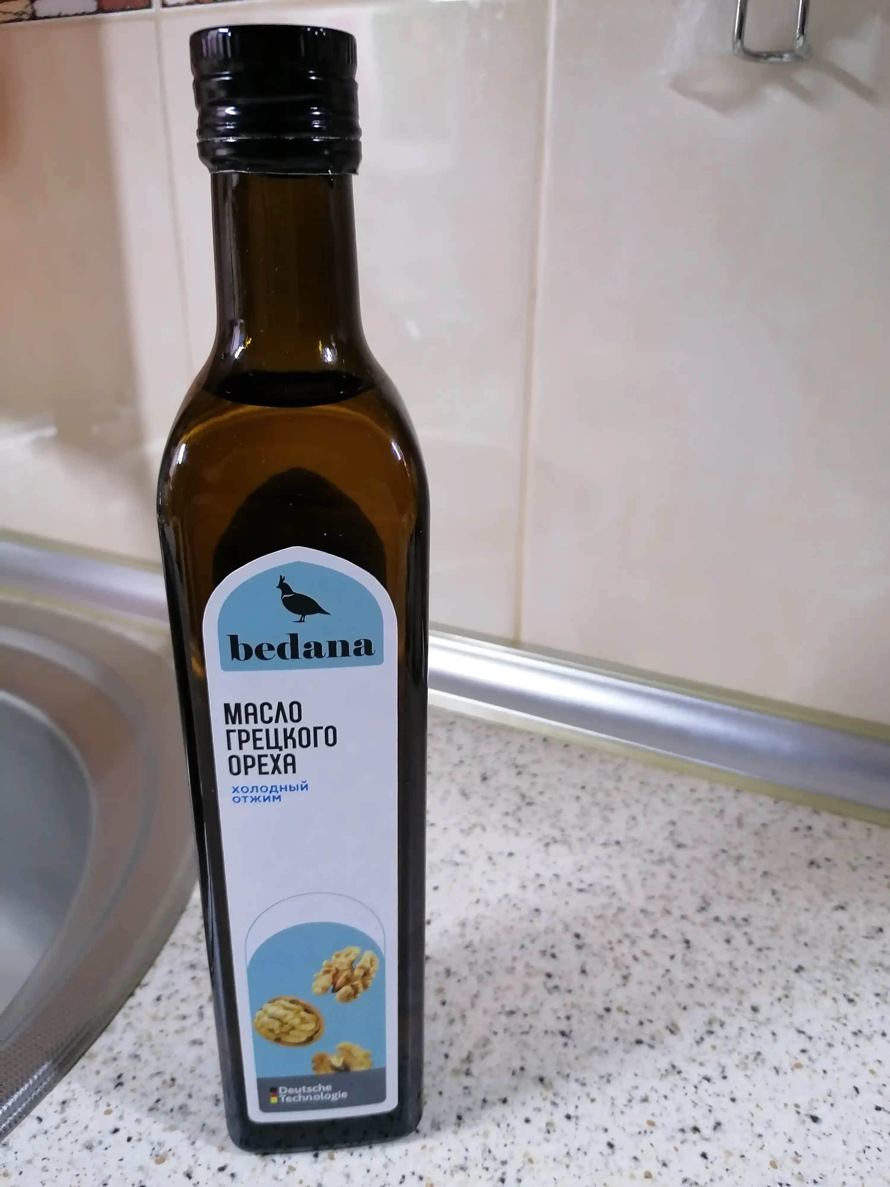 Yong'oq moyi, sovuq presslangan, 500 ml