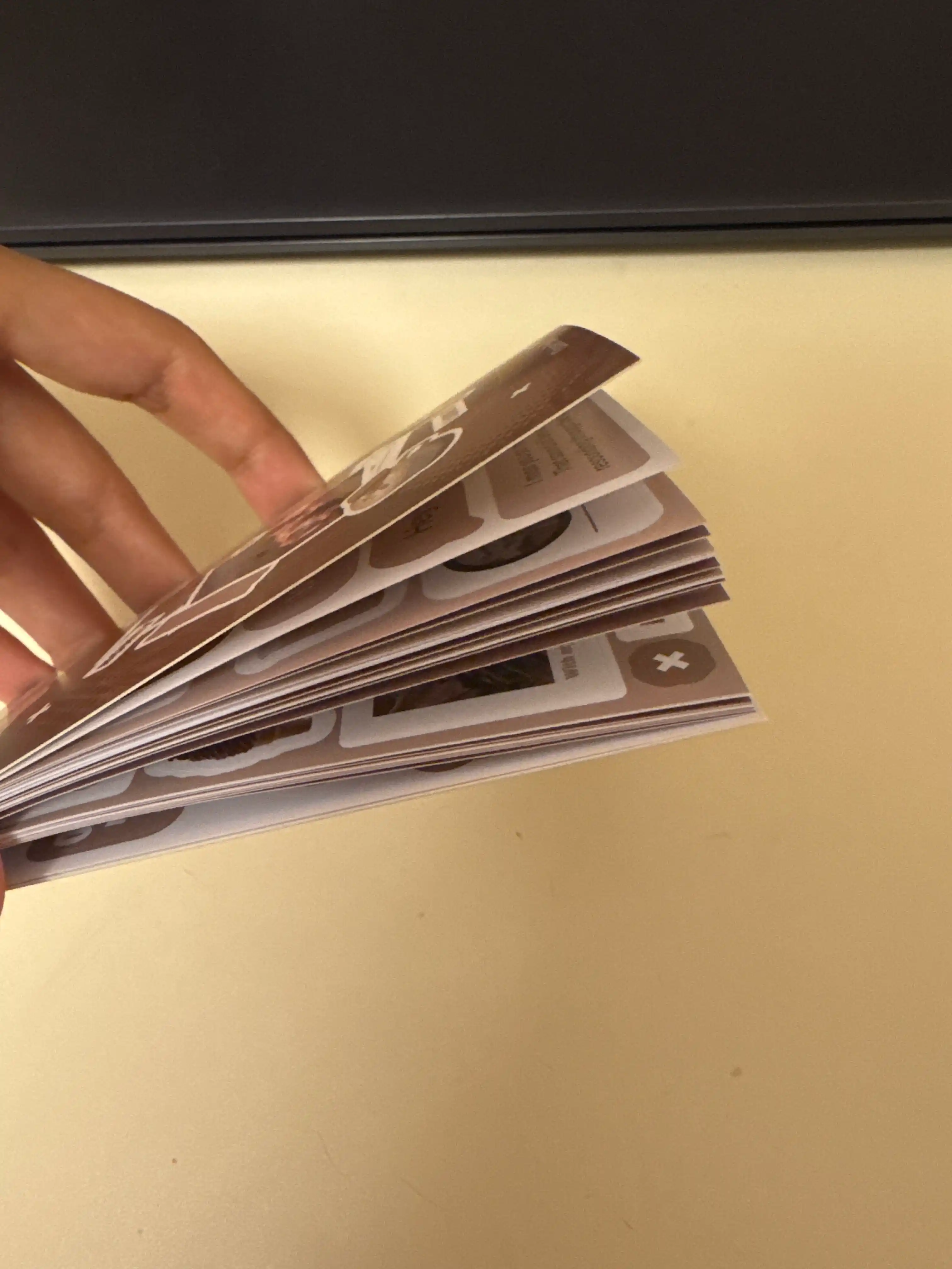 Kantselyariya stikerlari, scrapbooking uchun stikerlar