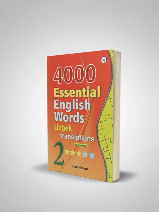 4000 Essential Words, o`zbekcha tarjimalari bilan, A5 formatda - 