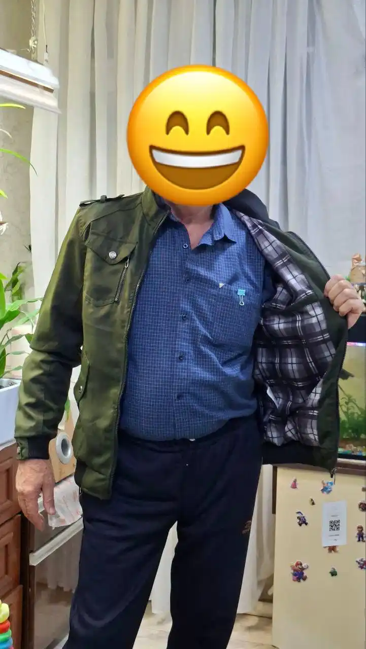Shamolga qarshi erkaklar kurtkasi, yengil sport kurtka, fermuarli, bahor va kuz