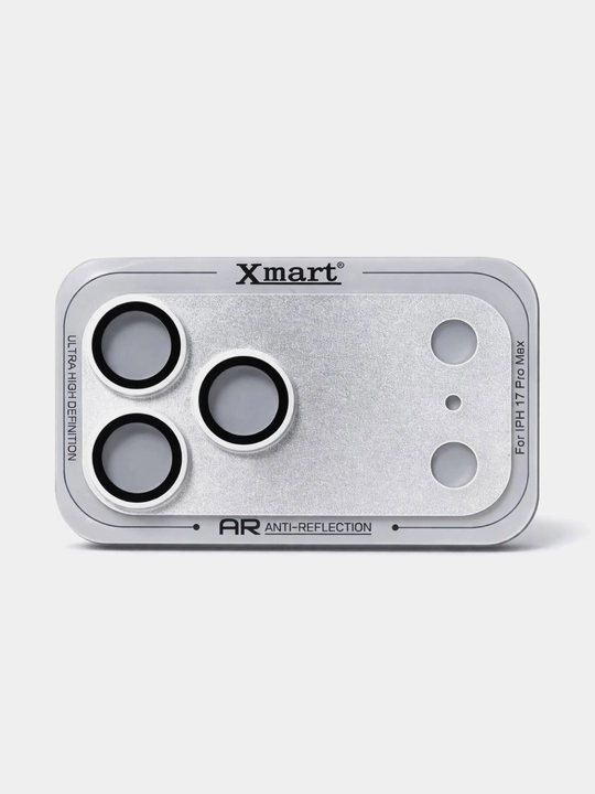 IPhone kamera uchun himoya oynasi 17 Pro/Pro Max. Xmart One-Piece full coverage