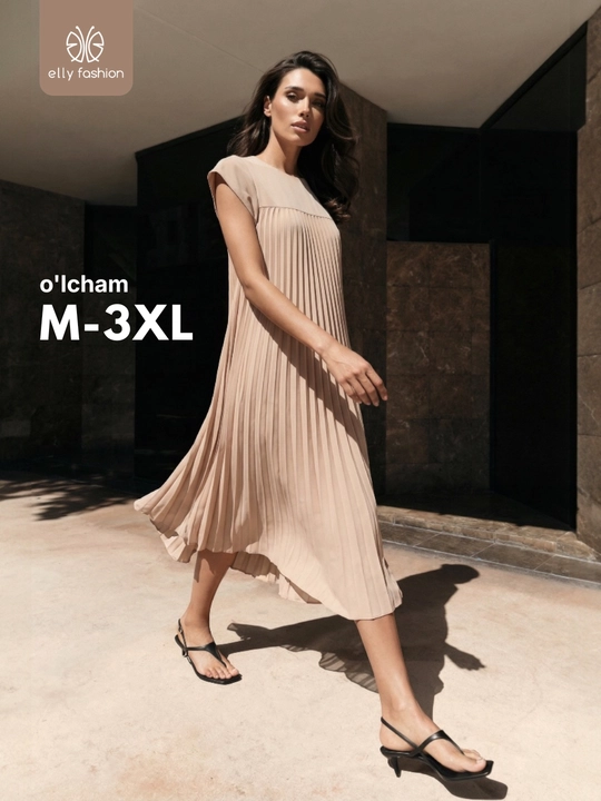 Ayollar uchun midi ko‘ylak – ELLY FASHION - 