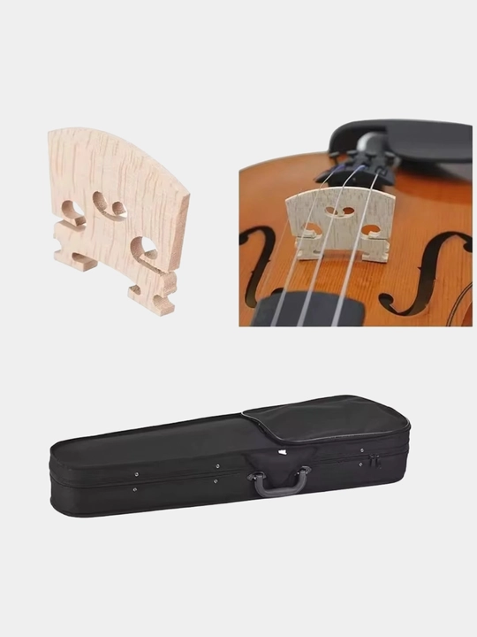 4/4 Akustik skripka, 8 ta 1 to'plamda