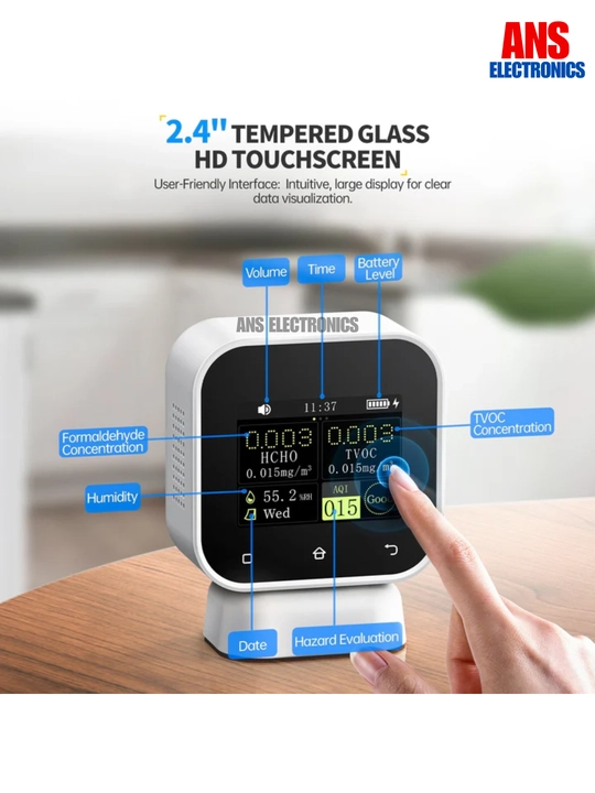 FNIRSI SFD-02 — bu 4-in-1 aqlli havo sifati analizatori