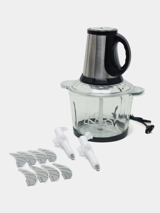 4v1 elektr chopper: blender, mikser, sharbat siqqich, maydalagich