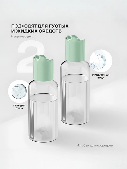 Дорожный набор флаконов для путешествий, баночки для косметики, многоразовые