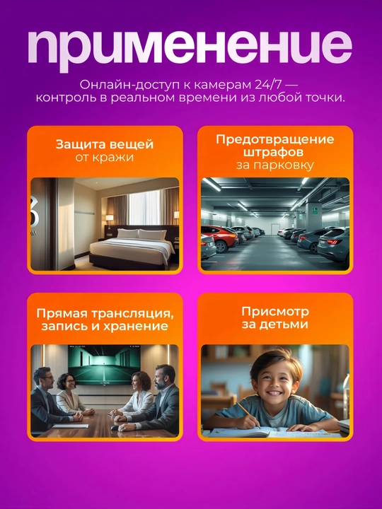 Мини камера, Wi-Fi камера, камера работает даже без Wi-Fi 