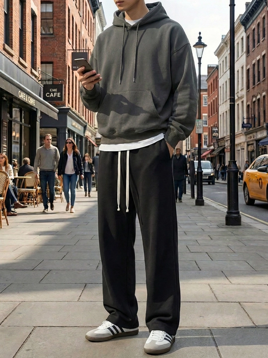 Erkaklar shimi, kuz-qish uchun oversize unisex y2k Ramazon uchun ajoyib sovg`a