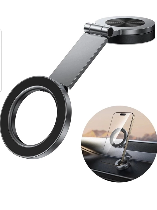 Magnitli avtomobil telefon ushlagichi Magsafe bilan, 360 daraja aylanadigan