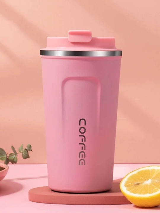 Qahva va choy uchun termos 500 ml, issiq va sovuqni saqlaydi, to‘kilmaydi, avto uchun