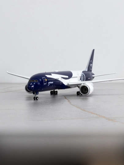 Boeing 787-9 Dreamliner samolyoti modeli, Lufthansa, SQ Wings, metall 31 sm masshtab 1:200 - 