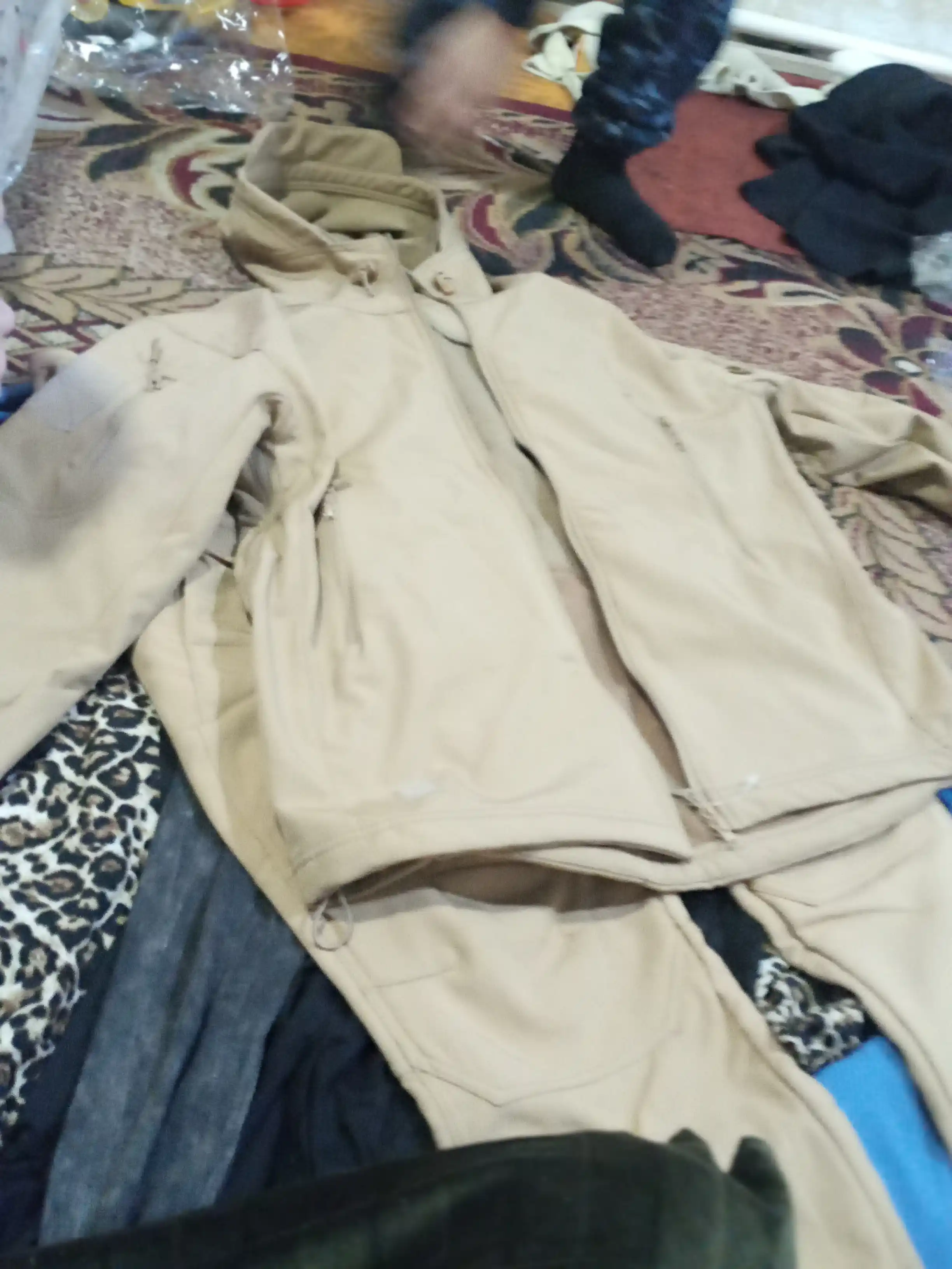 Тактический комплект Softshell куртка и штаны,зимний,Military водоотталкивающий,утеплённый