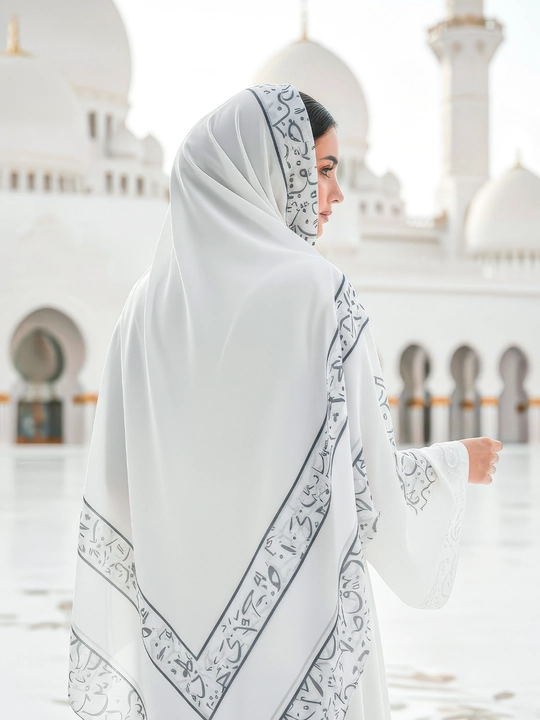 Misr ro'mol ayollar uchun, krep-shifon ro'mol 120 x 120