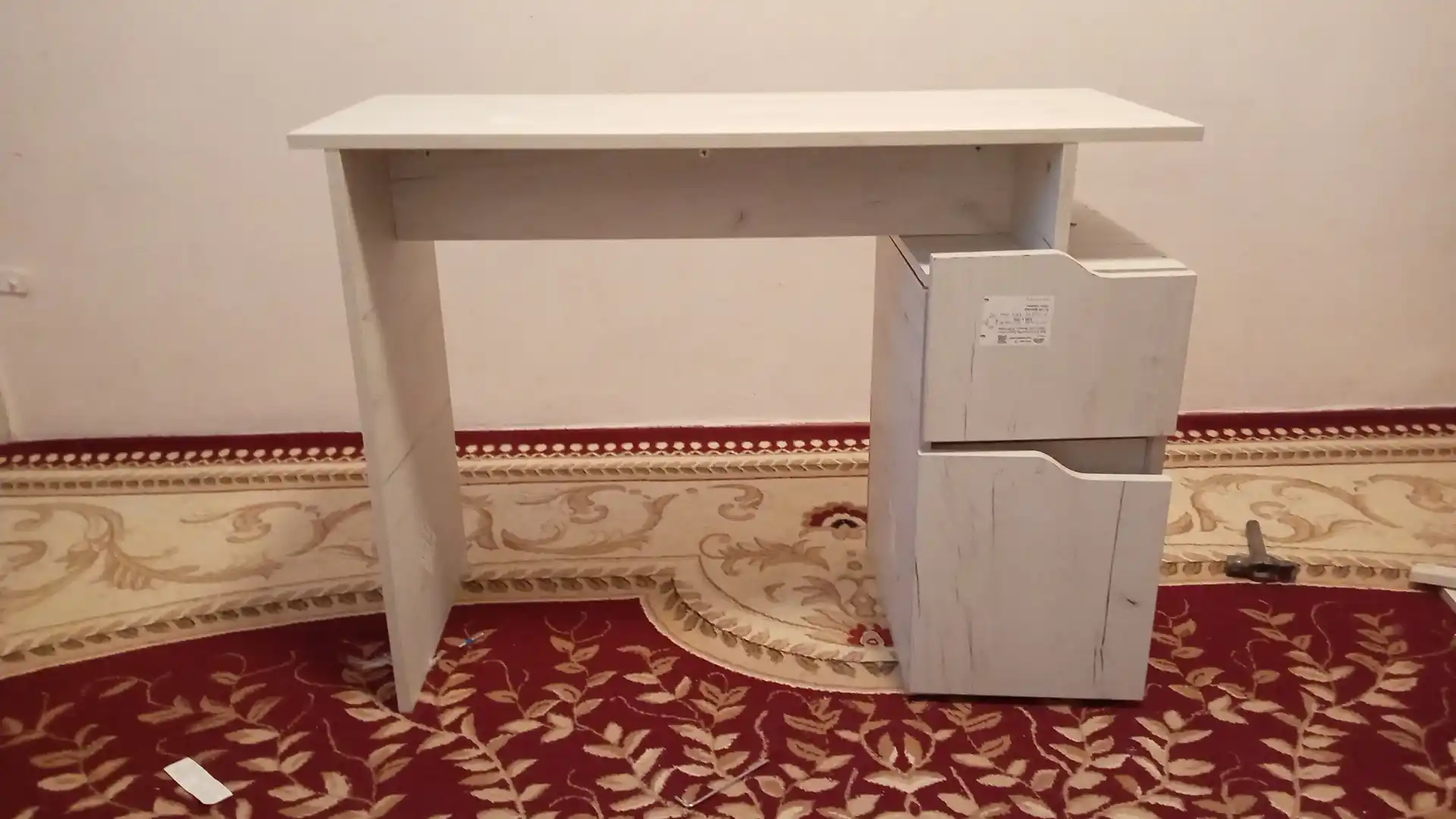 Письменный и компьютерный стол FAR11, 100×40×75 см, с ящиком и шкафчиком