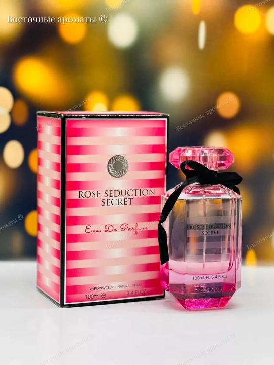 Rose Seduction Secret parfyumlangan suv ayollar uchun, sharqona xushta’m notalar, 100 ml