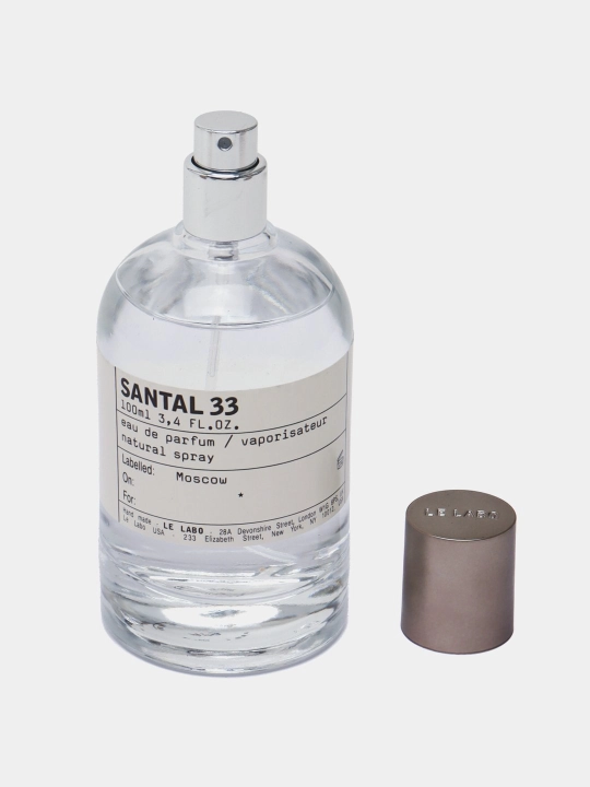 Santal 33 Le Labo, tarkibida 100 ml Nyu-York spirti bo‘lgan nozik, ammo kuchli atir