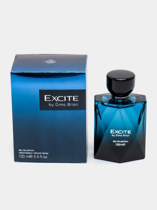 Мужская парфюмерная вода Excite by Dima Bilan, с морской эссенцией, 50 мл - 