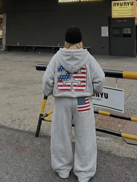 Dvoyka ayollar sport 29 Oversize – hudi va joggerlar