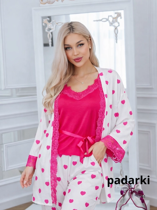 Ayollar uchun, 1x3 pijamalar, uy kiyimi, tungi kiyim xalat