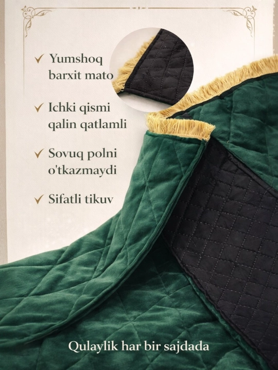 Joynamoz — namoz o‘qish uchun qulay va ixcham yechim