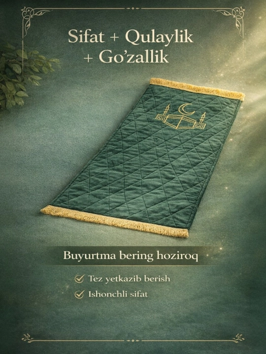 Joynamoz — namoz o‘qish uchun qulay va ixcham yechim