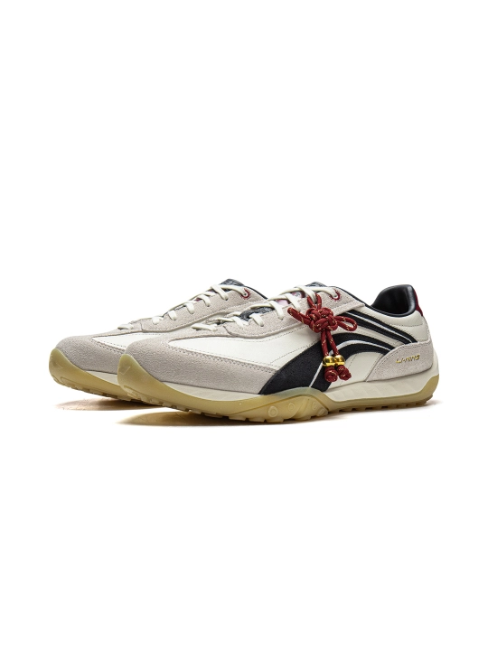 Кроссовки Li-Ning FLOW AGCW002, серия Xinliu, легкие, амортизация Cloud Plus, ретро стиль
